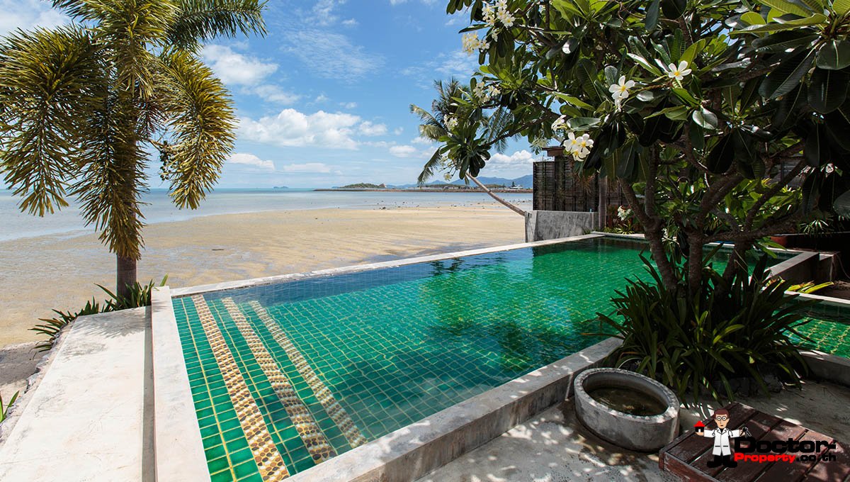 3 Bedroom Beachfront Villa - Plai Laem - Koh Samui - for sale